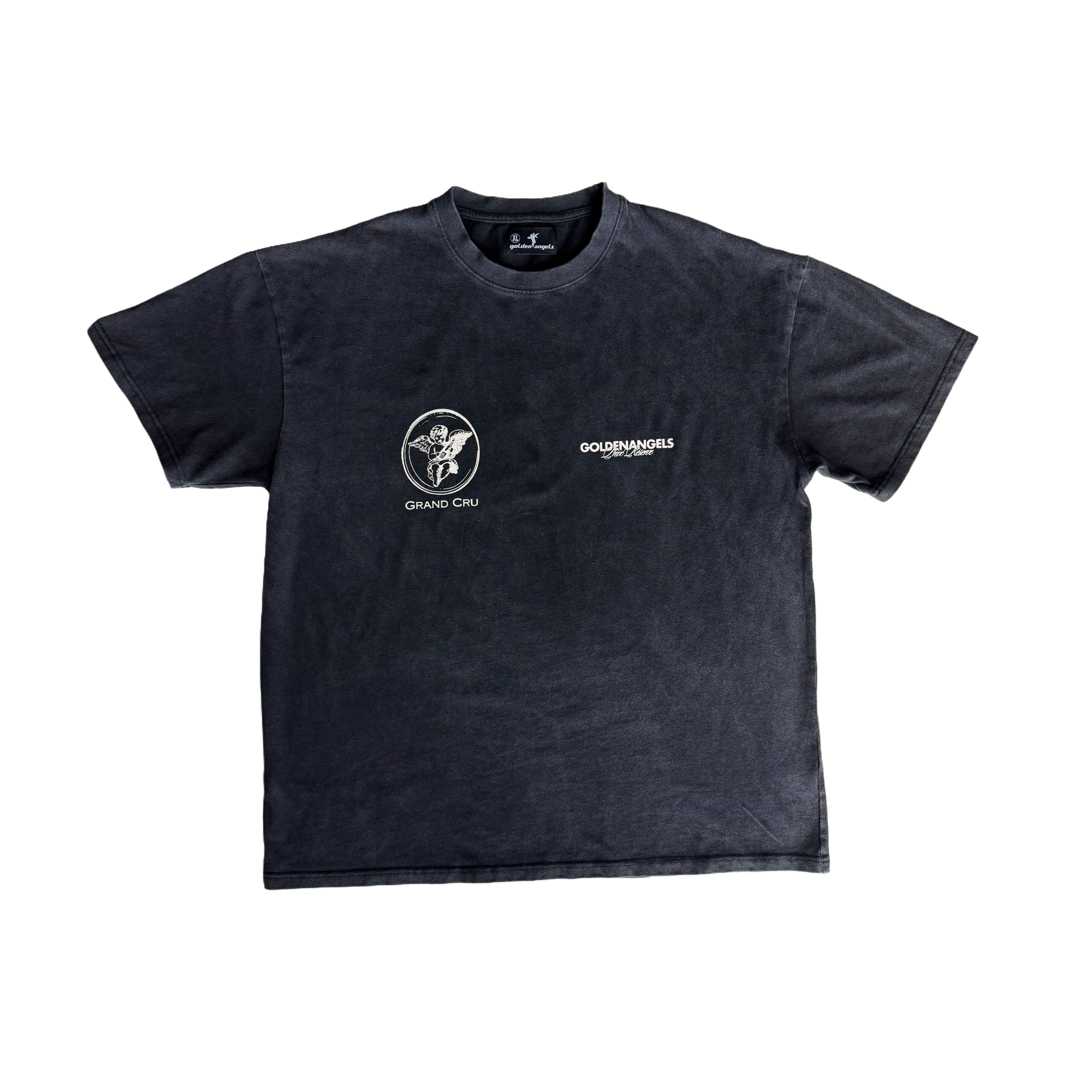 GA® Washed Black Oversized Champagne Tee